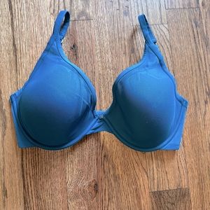 ThirdLove 24/7 Classic Uplift Plunge Bra - 34F, turquoise